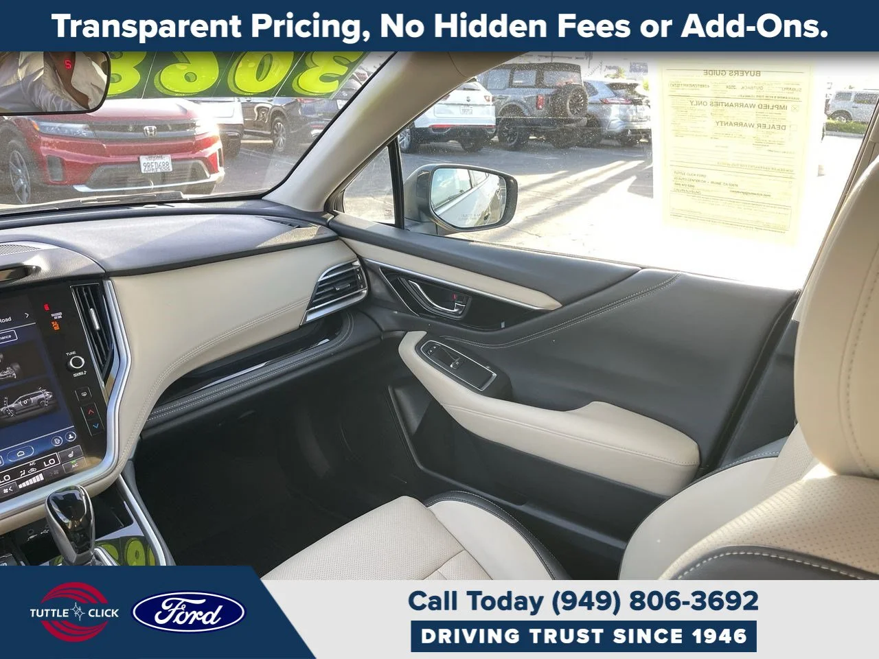 Used 2024 Autumn Green Metallic Subaru Limited XT image 3