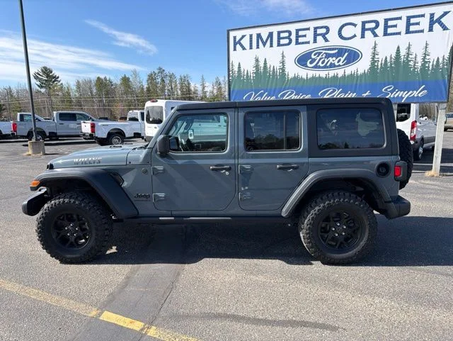 Used 2024 Jeep Wrangler 4-Door Willys with VIN 1C4PJXDG9RW264050 for sale in Pine River, Minnesota