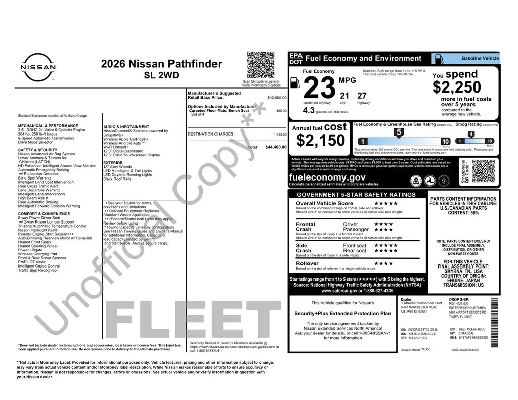 2026 Nissan Pathfinder SL - Photo 33