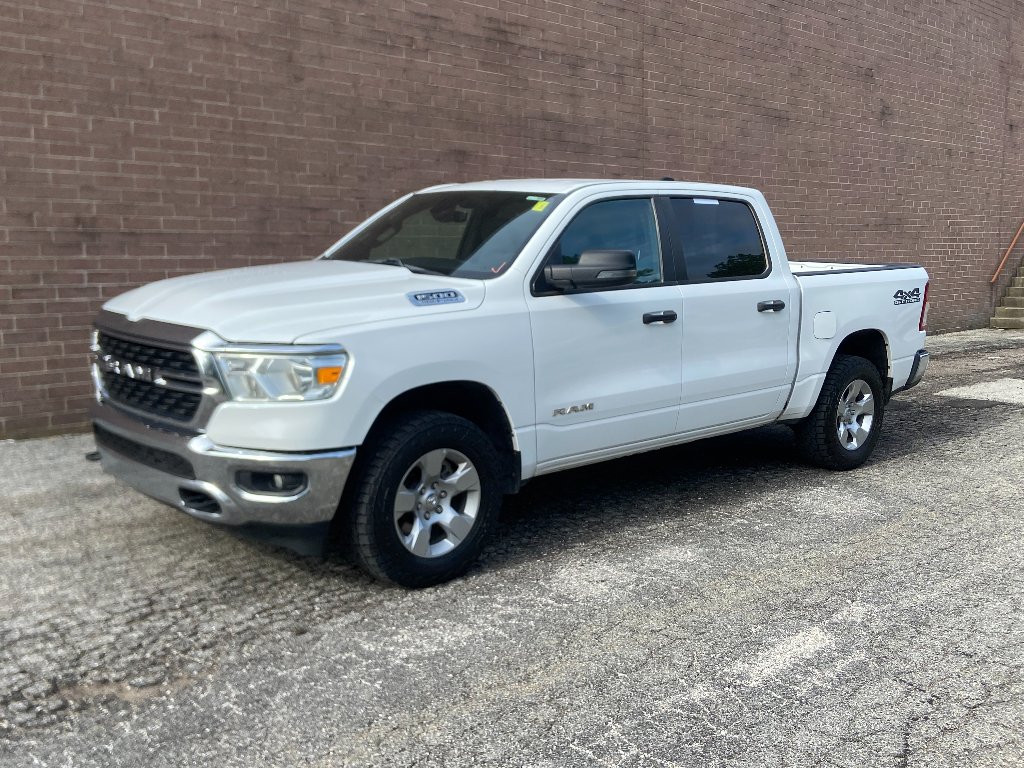 Used 2023 Bright White Clearcoat Ram Big Horn image 1