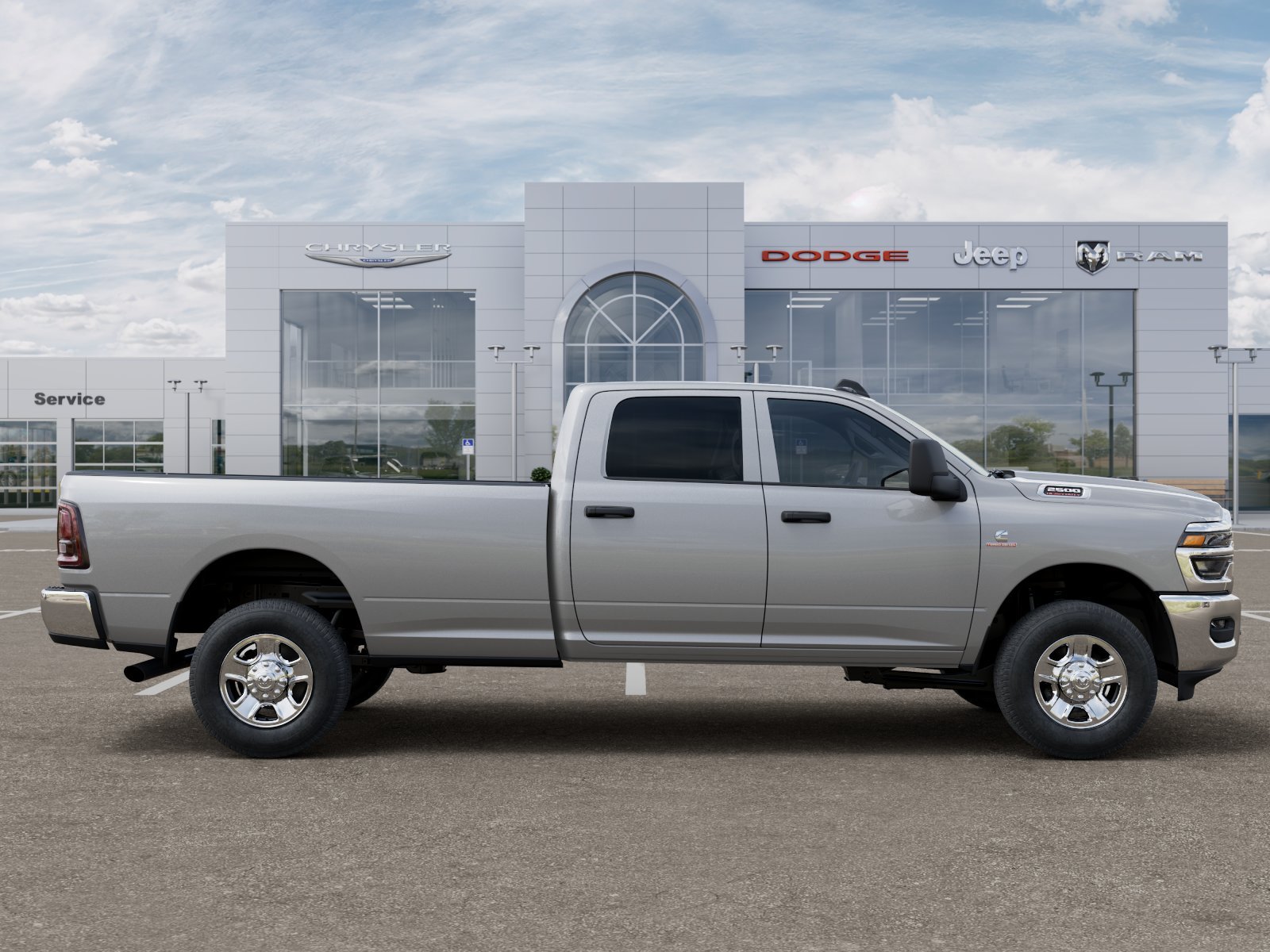 New 2026 Silver-Zynith Exterior Paint RAM Tradesman image 49