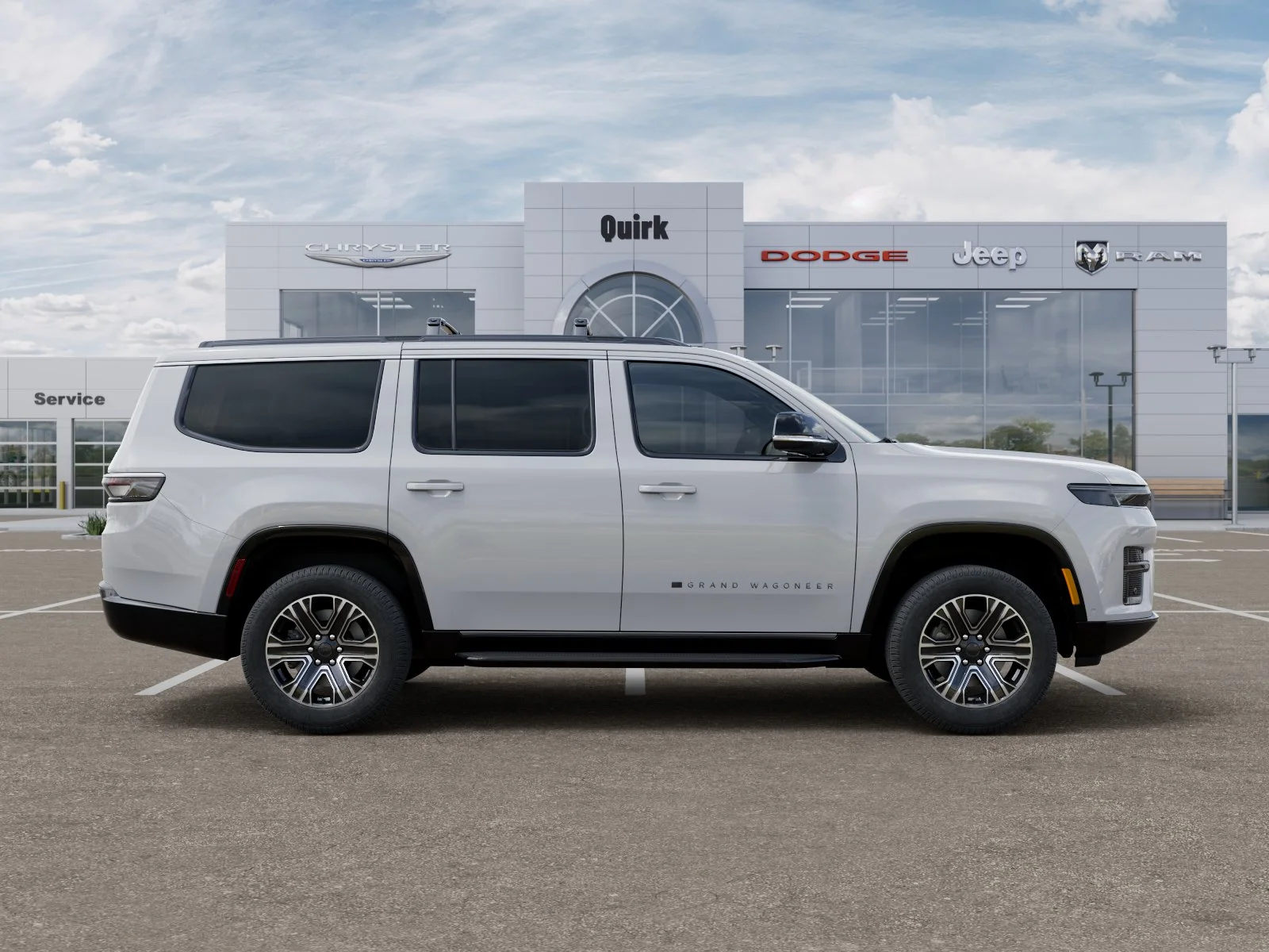 New 2026 Bright White Clear-Coat Exterior Paint Jeep BASE image 44