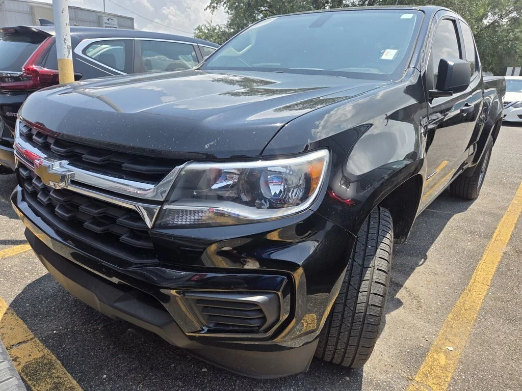 Used 2022 Black Chevrolet Work Truck image 1