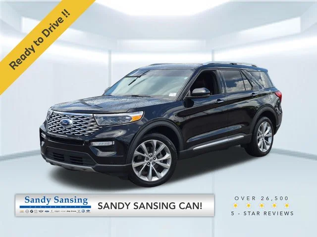 Used 2021 Black Ford Platinum image 1