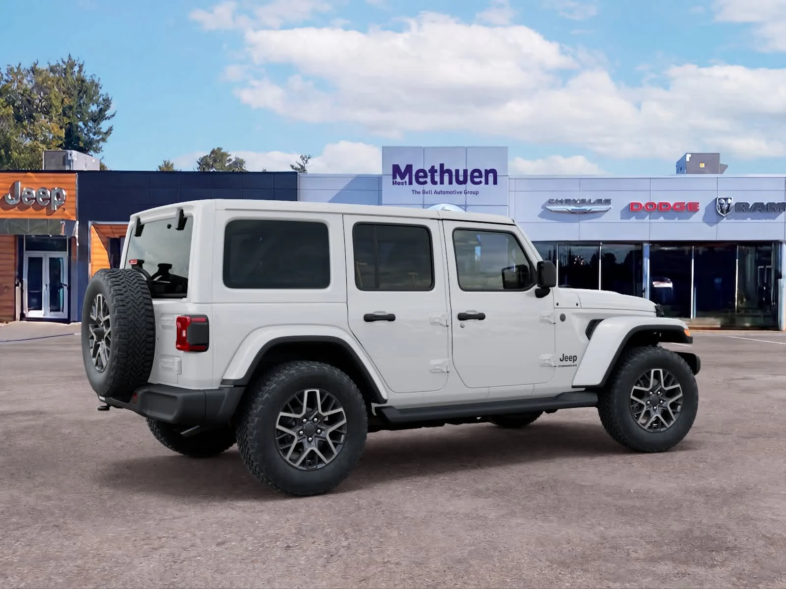 New 2027 Bright White Clearcoat Jeep Sahara image 4