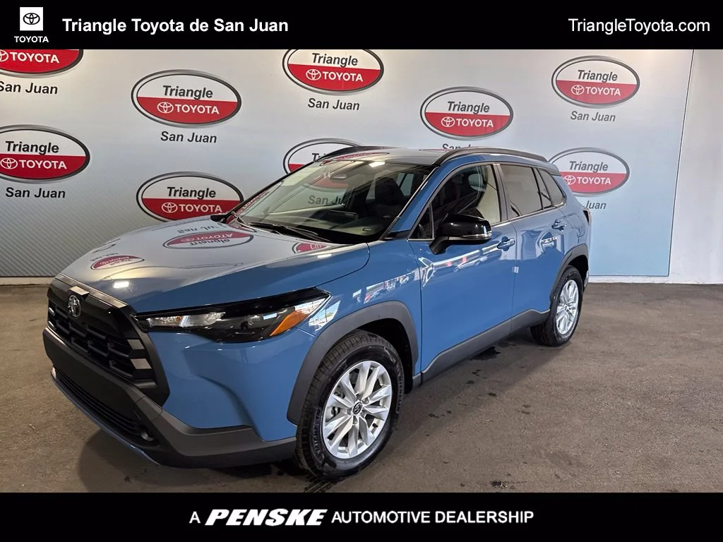 New 2026 Blue Toyota LE image 1