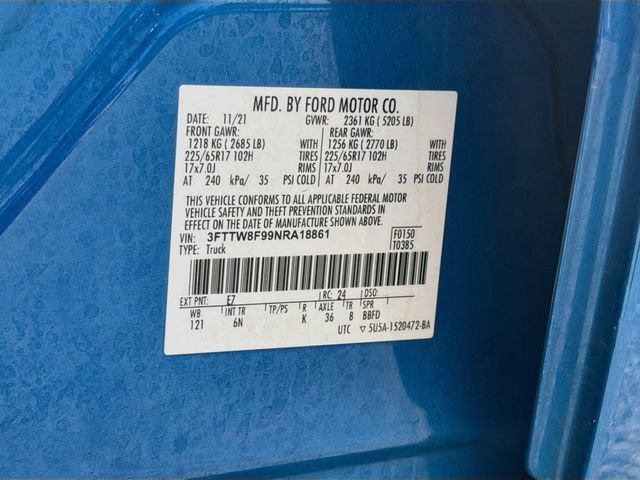 Used 2022 Blue Metallic Ford LARIAT image 39