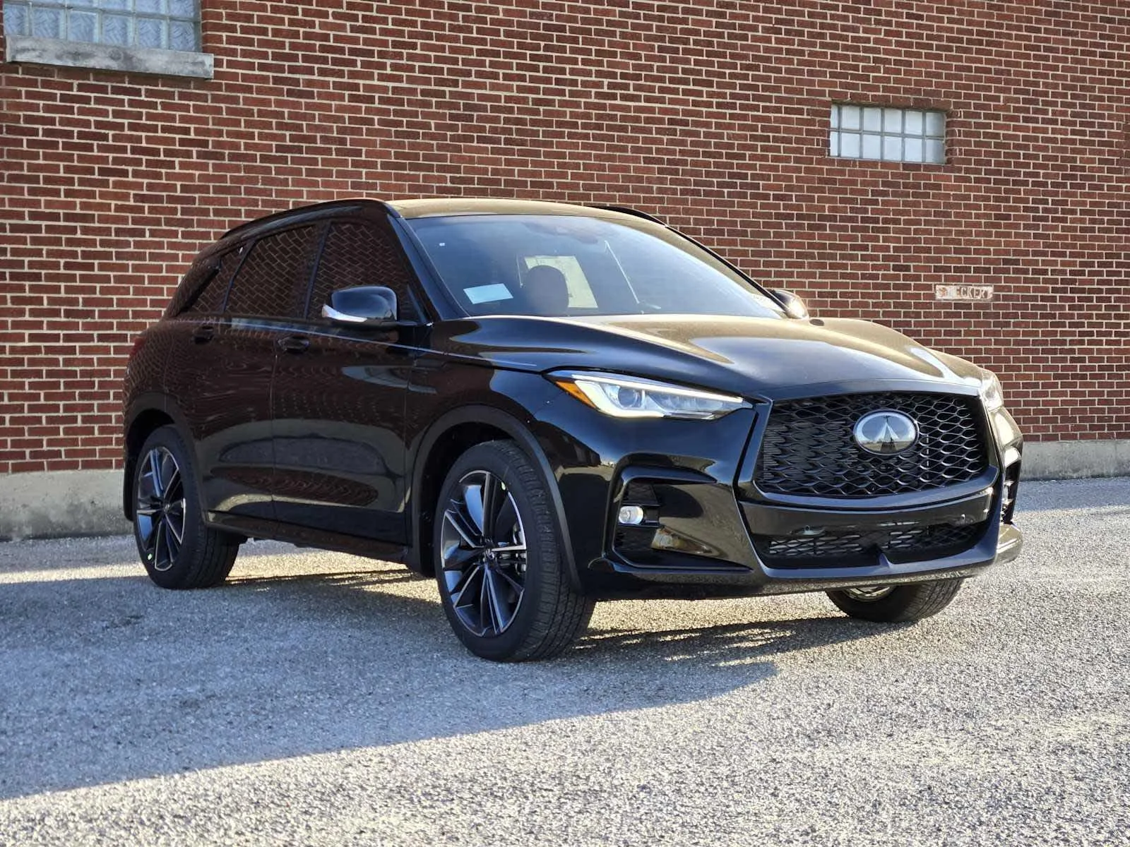 Certified Used 2025 Black Obsidian INFINITI SPORT image 2