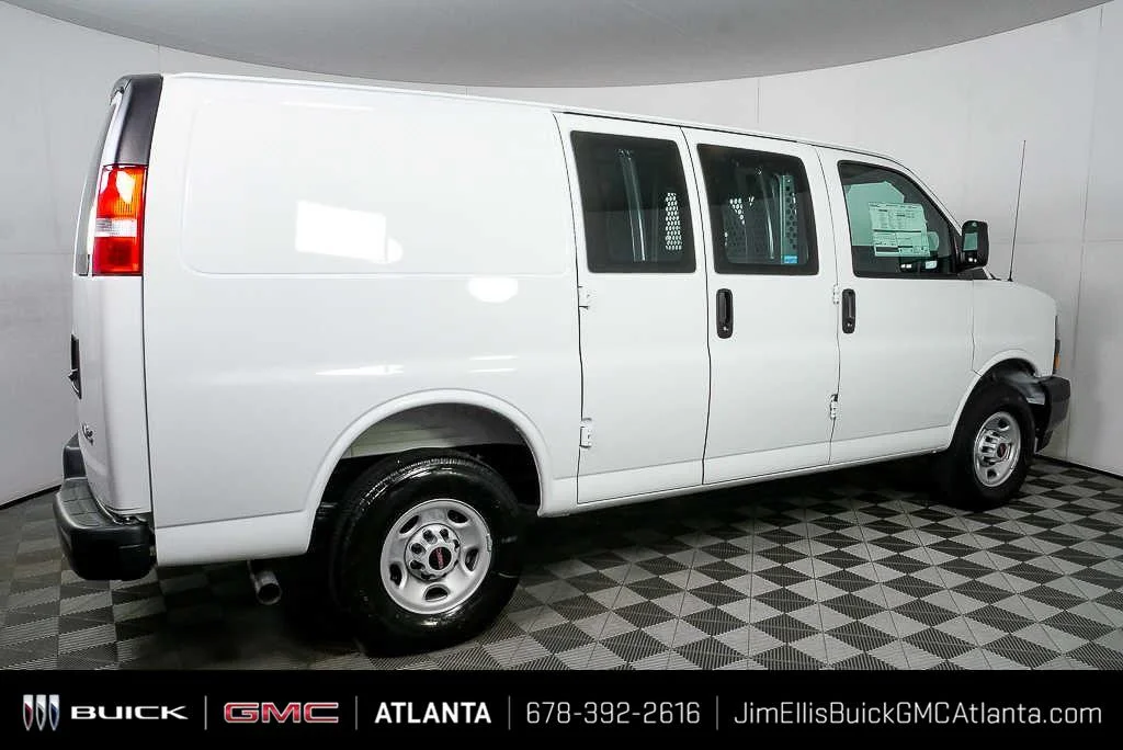 New 2025 Summit White GMC Work Van image 2
