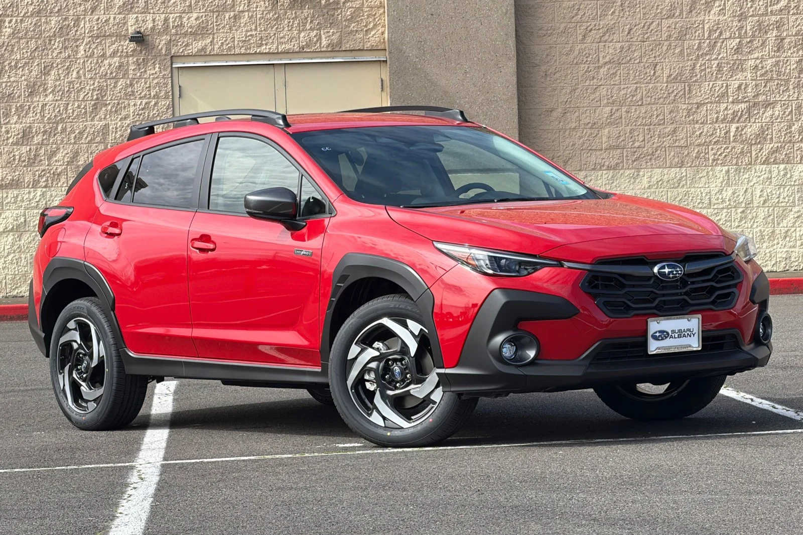 New 2026 PURE RED Subaru Limited Hybrid image 2