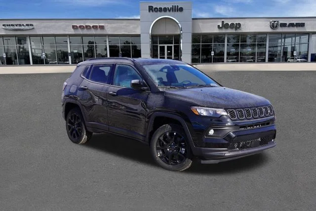New 2026 Diamond Black Crystal Pearlcoat Jeep Latitude image 1