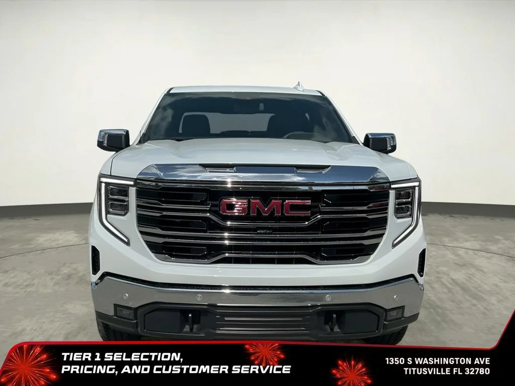 New 2026 Glacier White Tricoat GMC SLT image 14