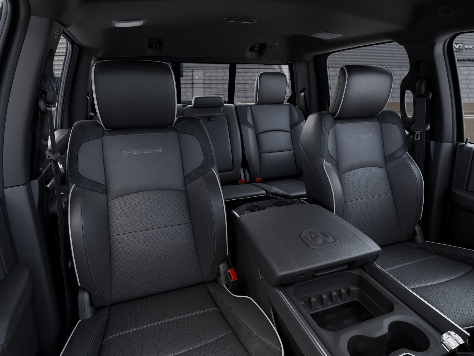 New 2027 Diamond Black Crystal Pearl-Coat Exterior Paint RAM Laramie image 9