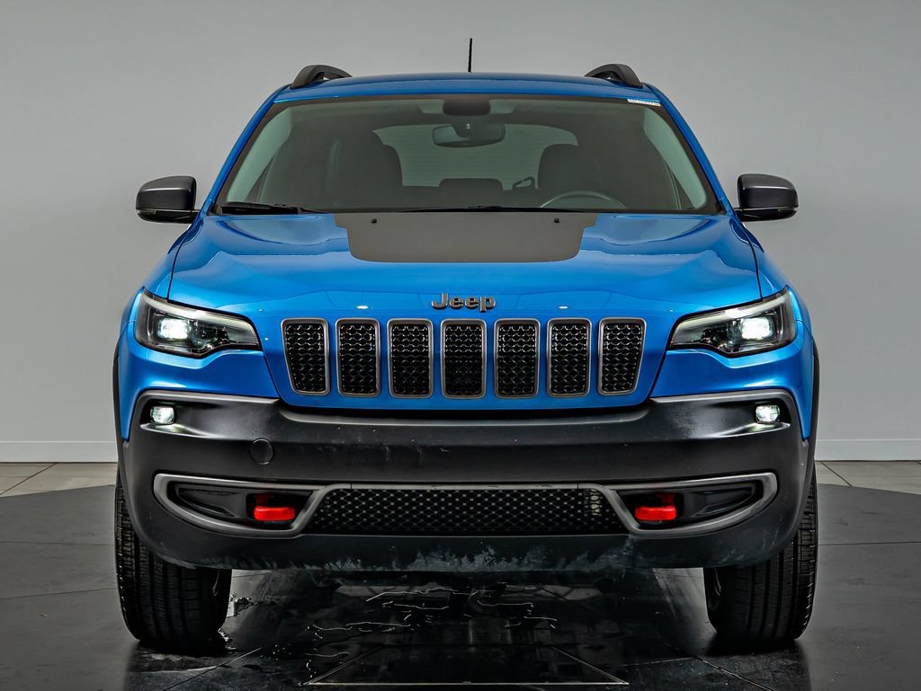 Used 2020 Hydro Blue Pearlcoat Jeep Trailhawk image 2