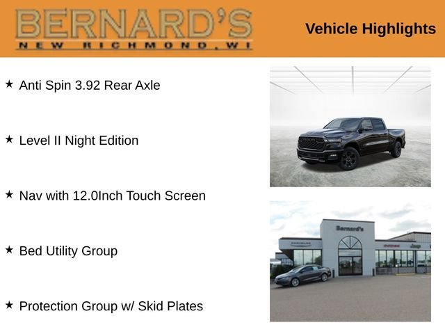 New 2026 Diamond Black Crystal Pearl-Coat Exterior Paint RAM Big Horn/Lone Star image 2