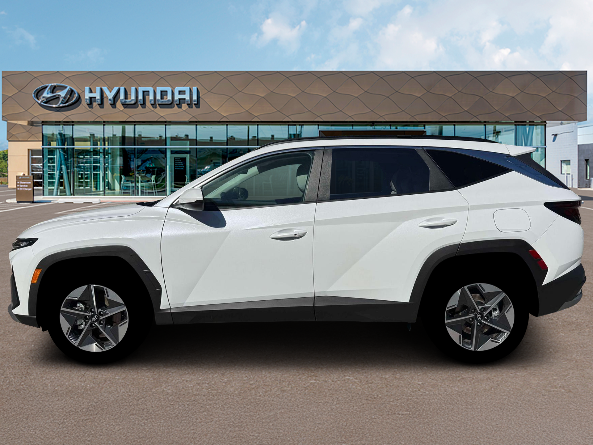 New 2026 White Hyundai SEL AWD image 3