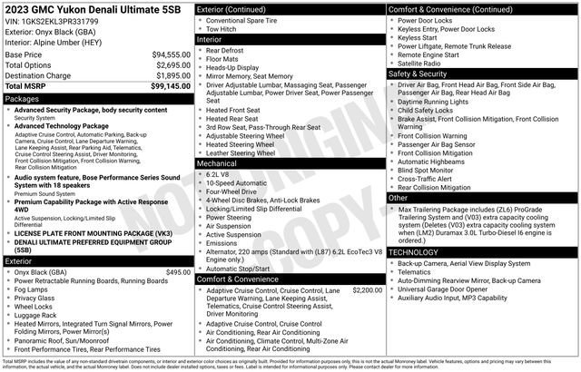 2023 GMC Yukon 4WD Denali Ultimate's photo