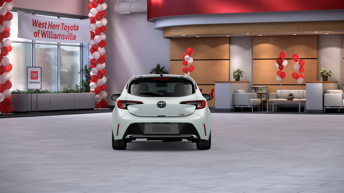 New 2026 Wind Chill Pearl with Midnight Black Metallic roof Toyota XSE image 8