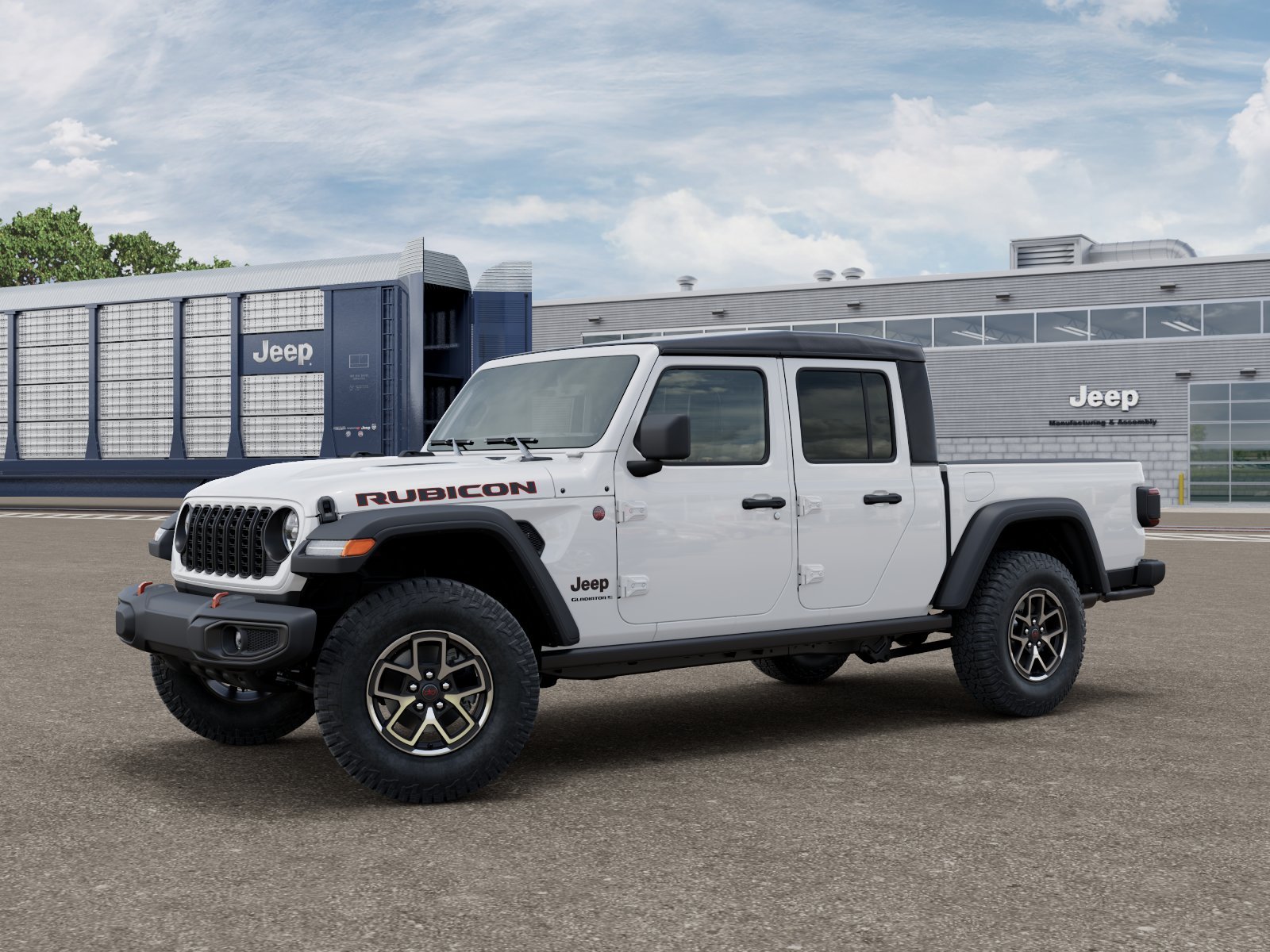 New 2027 Bright White Clearcoat Jeep Rubicon image 1
