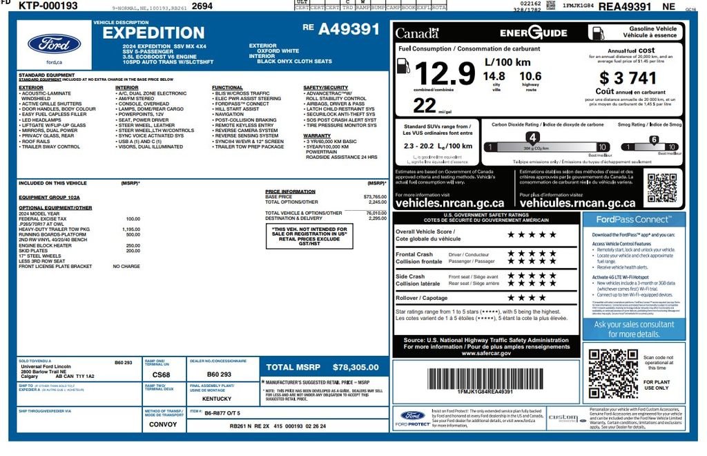 Used 2024 White Ford XL image 4