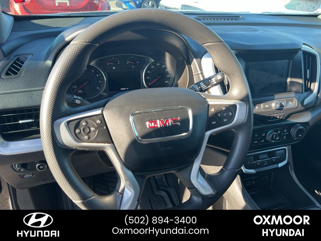 Used 2022 Ebony Twilight Metallic GMC SLE image 12