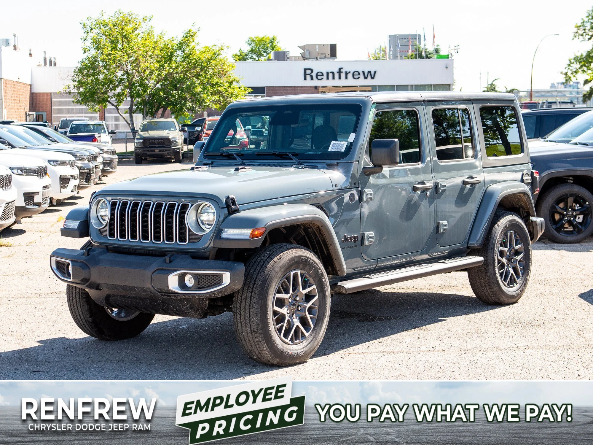 New 2026 Dark blue Jeep Sahara* 4 Door 4x4, Side Steps, Remote Start, Heated Seats image 1