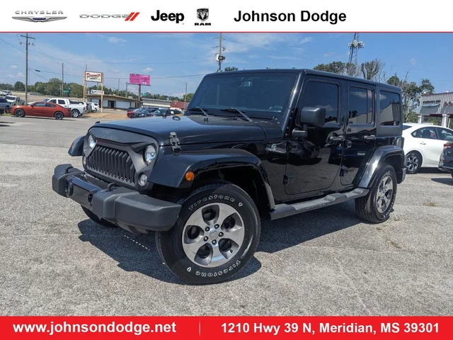 2017 Jeep Wrangler Unlimited 4d Convertible Sahara