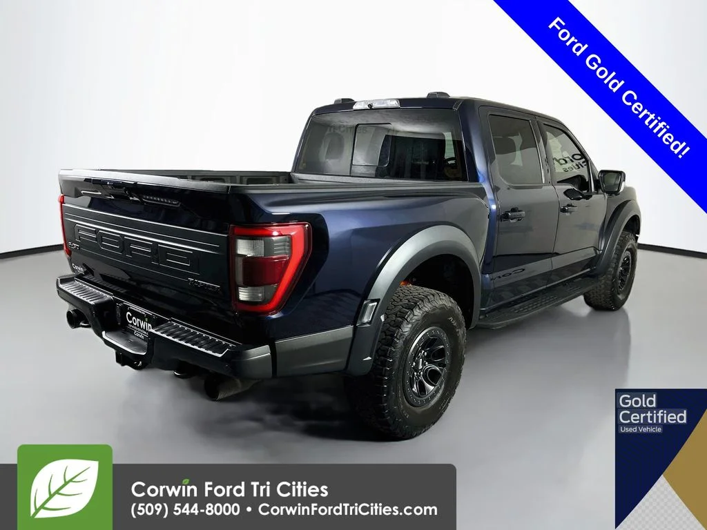 Used 2022 Blue Metallic Ford Raptor image 15
