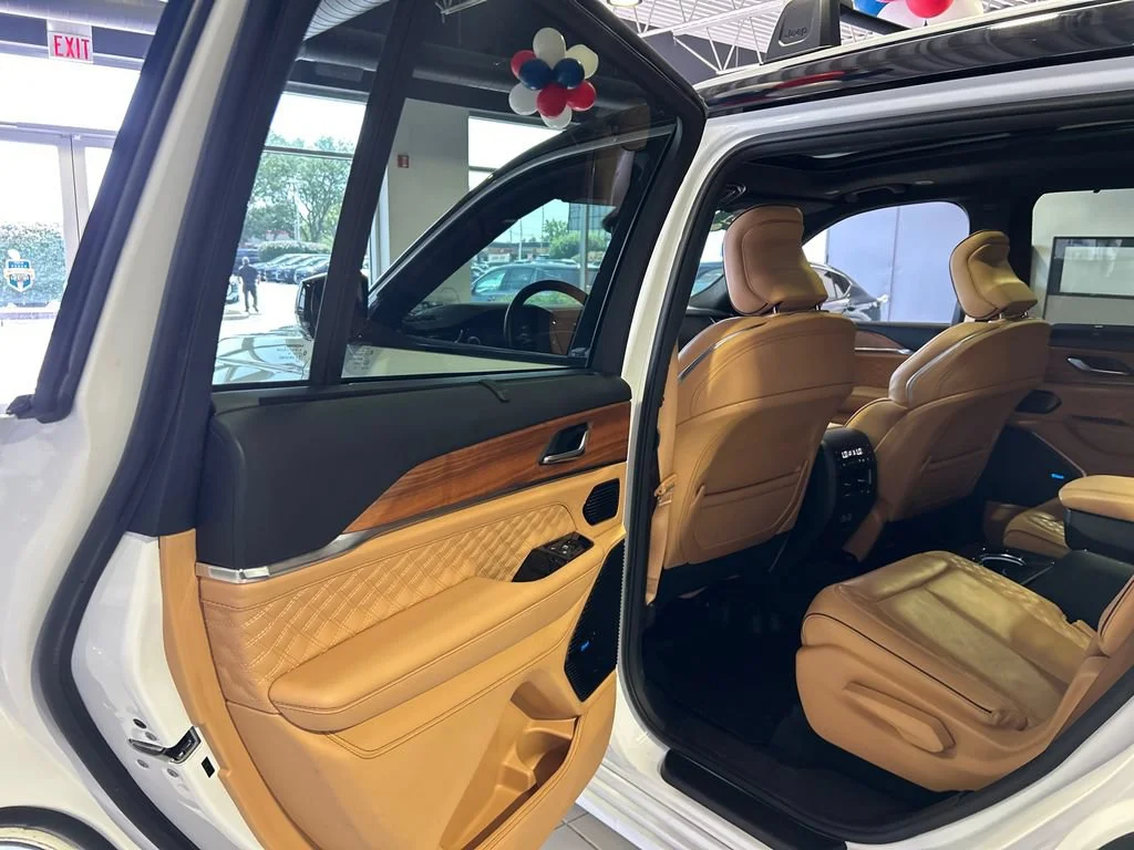 Used 2021 Bright White Clearcoat Jeep Summit Reserve image 34