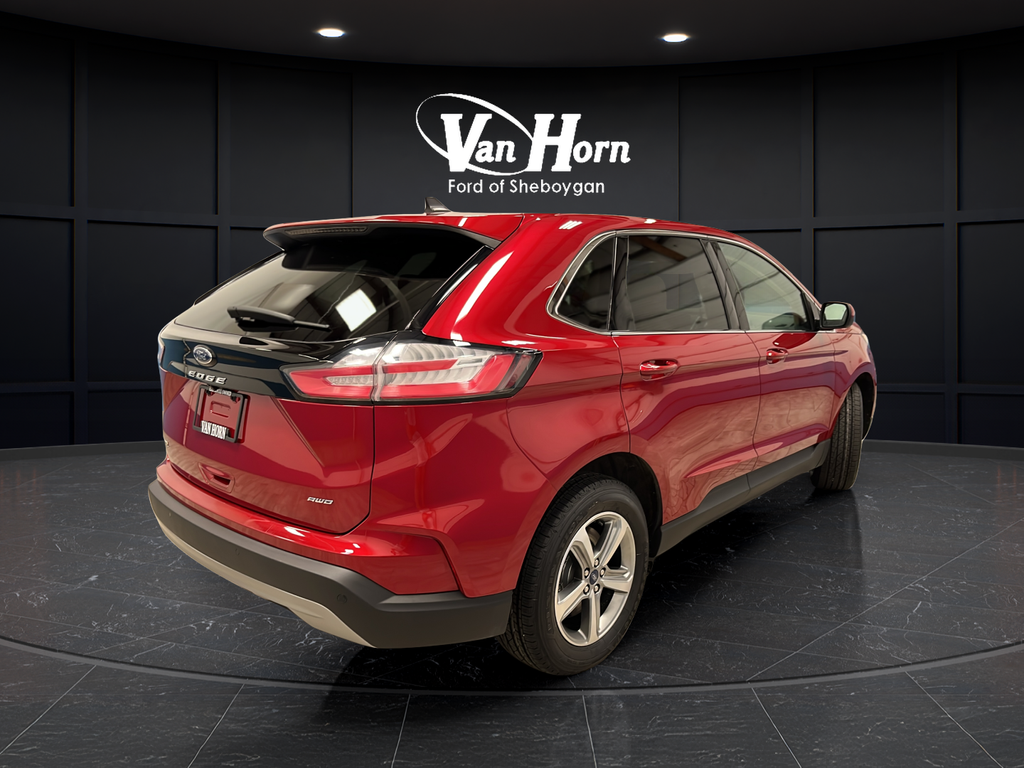 Used 2022 Rapid Red Metallic Tinted Clearcoat Ford SEL image 7