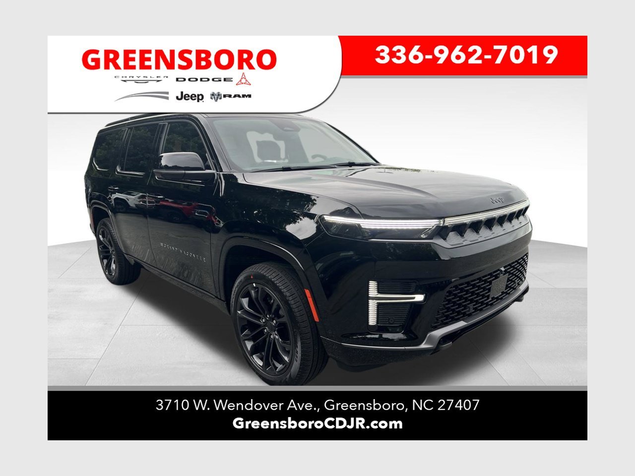 New 2026 High Gloss Black Exterior Paint Jeep Summit Reserve image 1