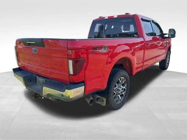Used 2021 Red Ford Lariat image 3