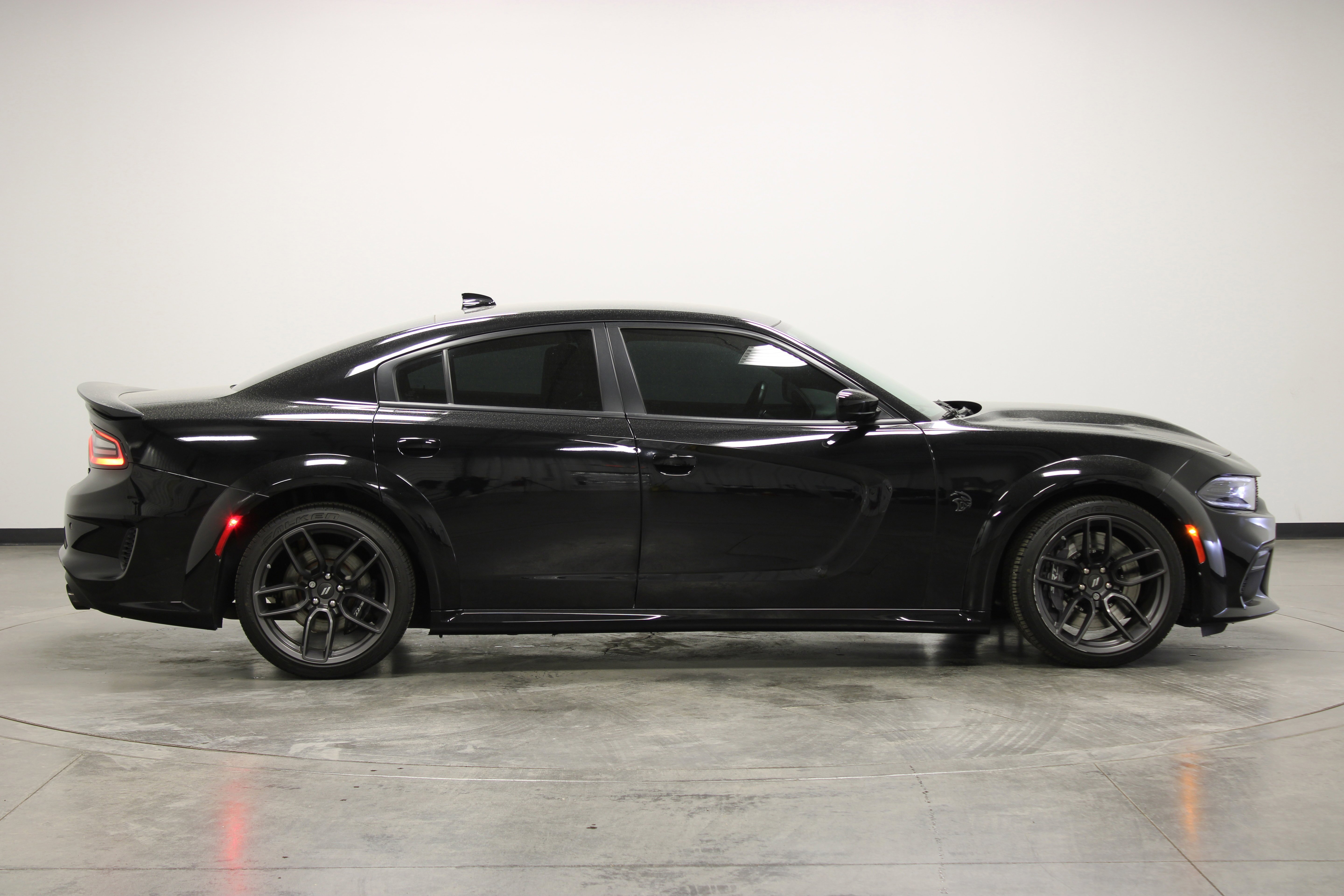 Used 2023 Pitch Black Clearcoat Dodge SRT Hellcat Widebody image 9