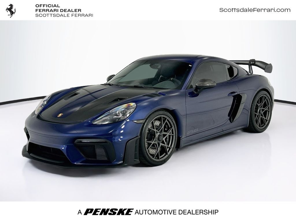Used 2025 Blue Metallic Porsche GT4 RS image 1