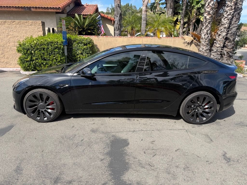 Used 2023 Black Tesla Performance image 3