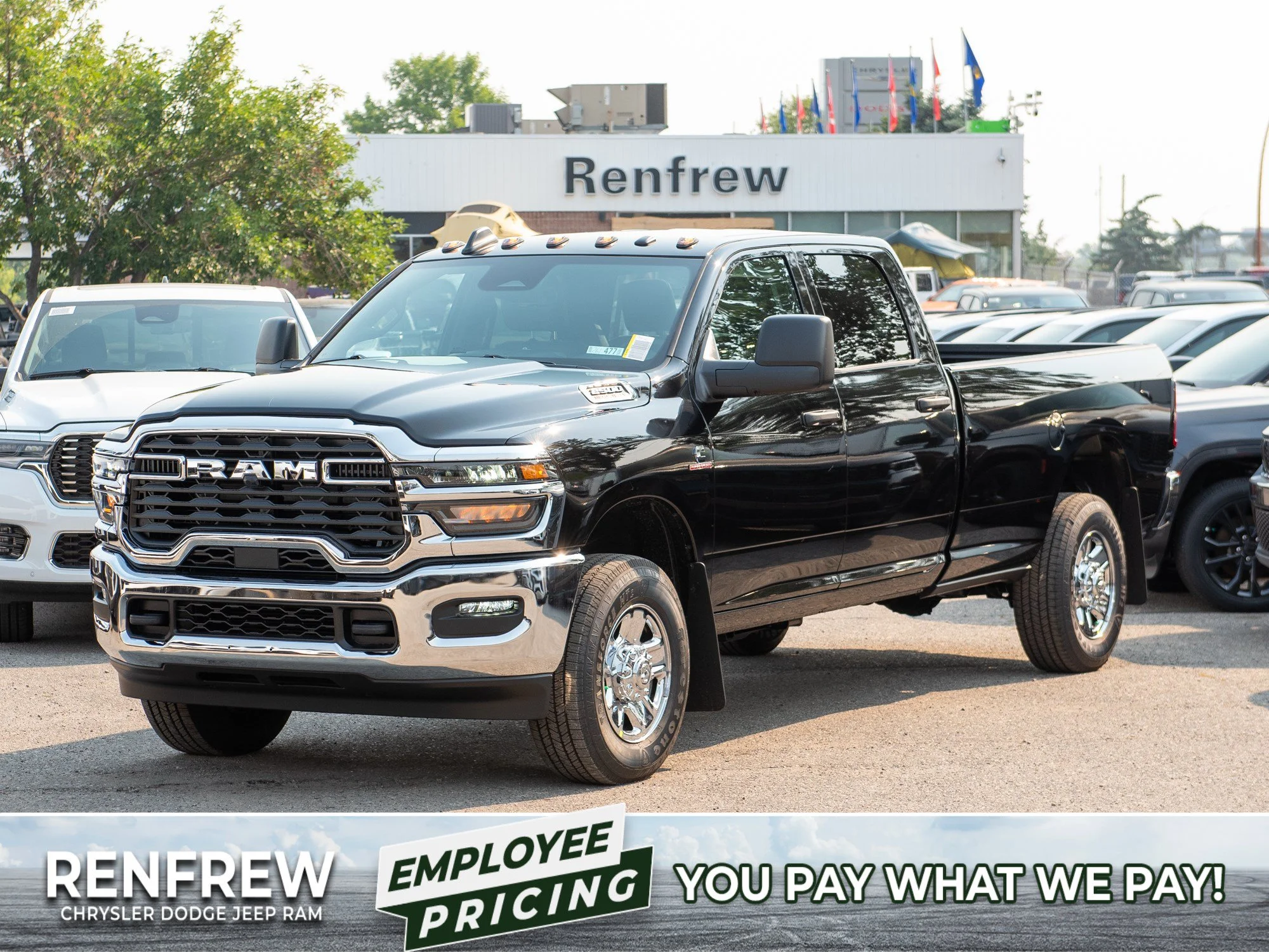 New 2026 Black RAM Tradesman* Crew Cab 4x4, 8