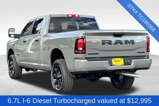 New 2026 Ceramic Gray Clear-Coat Exterior Paint RAM Big Horn image 3