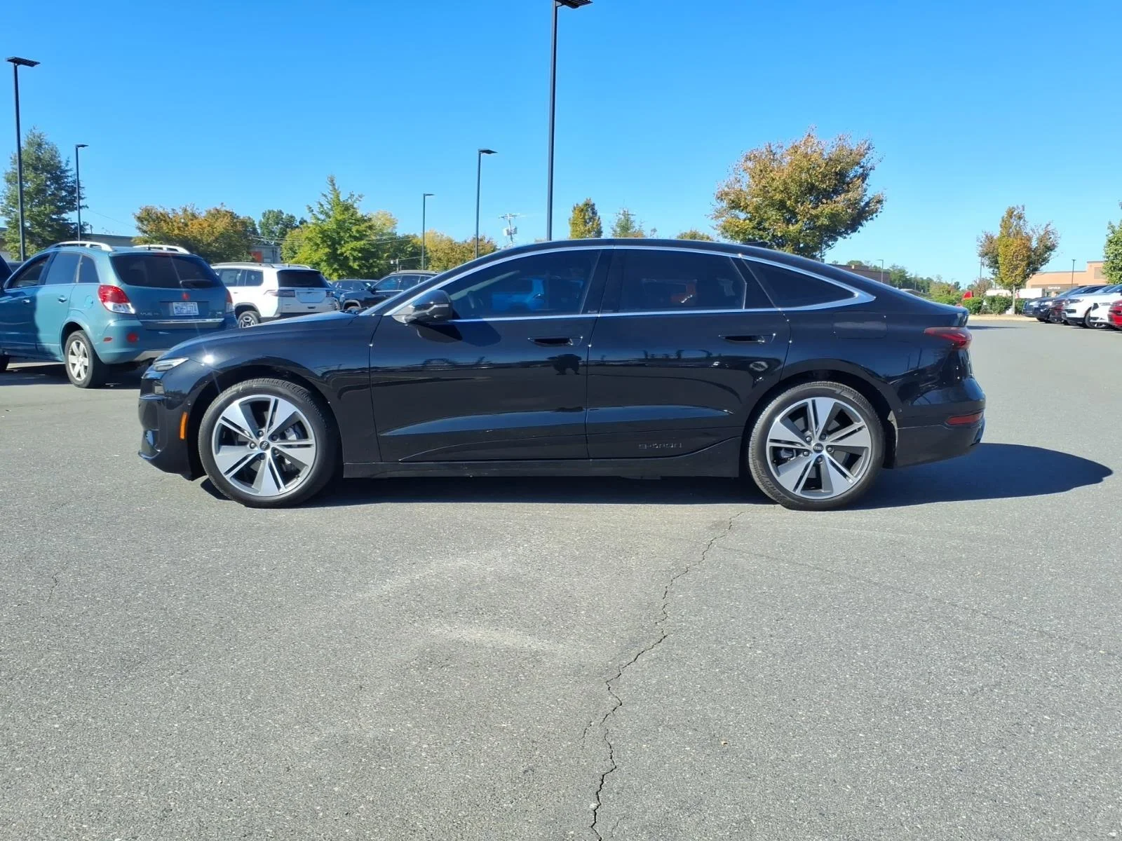 Used 2025 Mythos Black Metallic Audi Premium Plus image 3