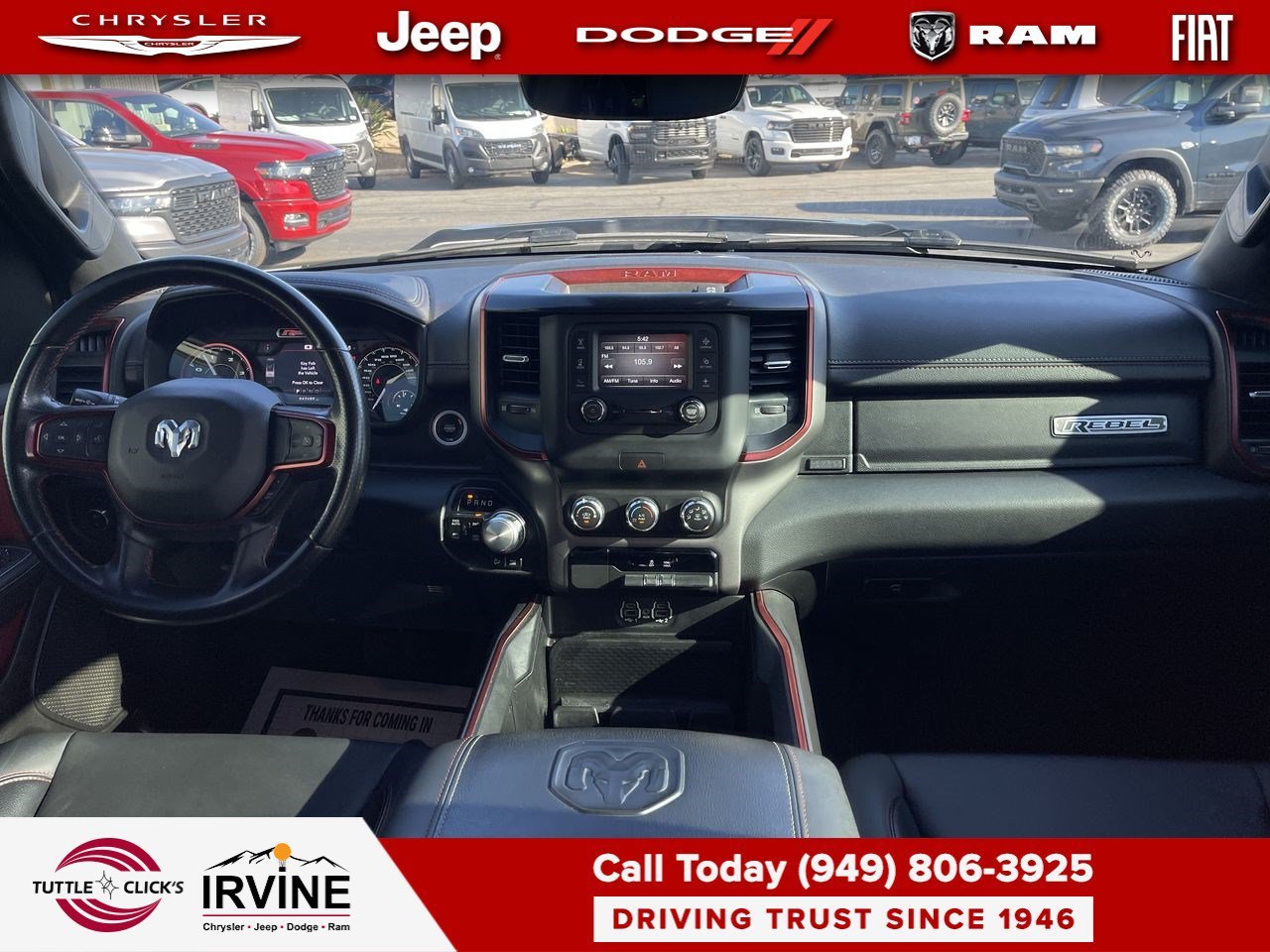 Used 2022 Bright White Clearcoat Ram Rebel image 12