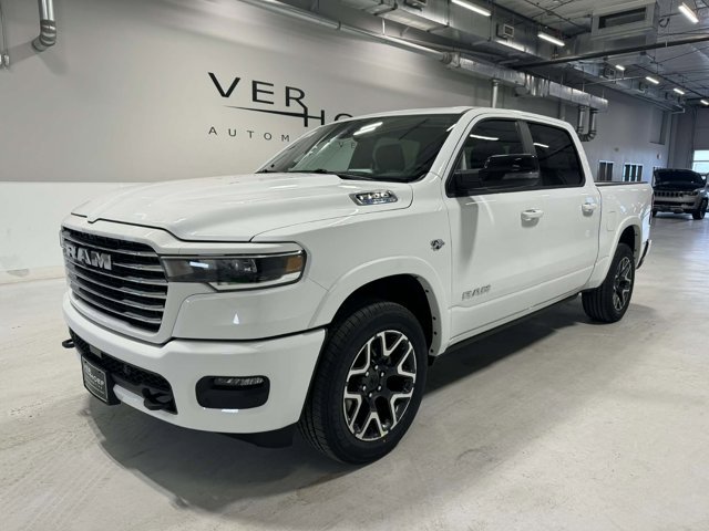 New 2026 Bright White Clear-Coat Exterior Paint RAM Laramie image 1