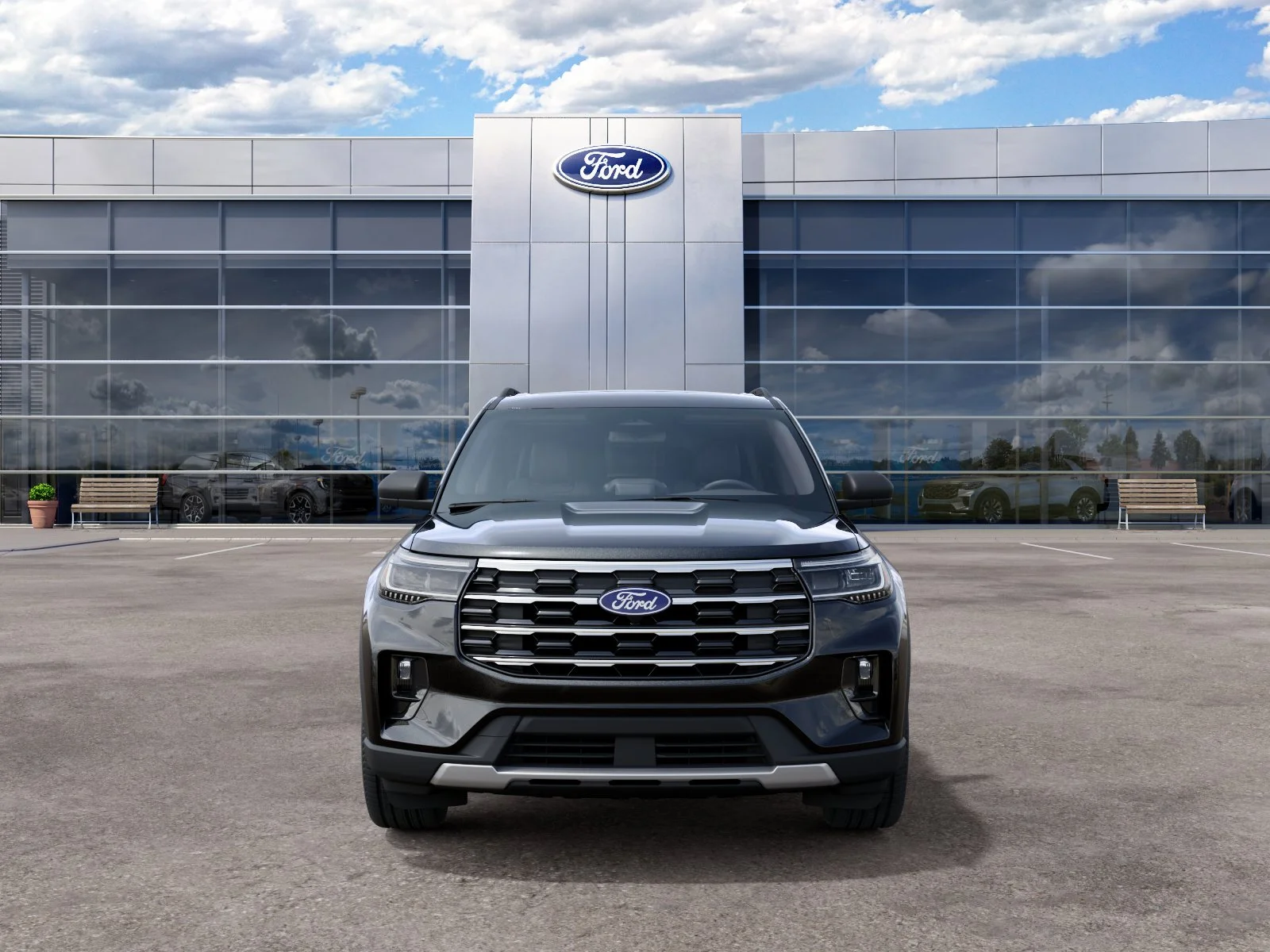 New 2027 Agate Black Metallic Ford Active image 3