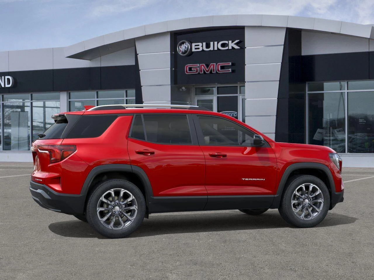 New 2027 Volcanic Red Tintcoat GMC AWD Elevation image 5