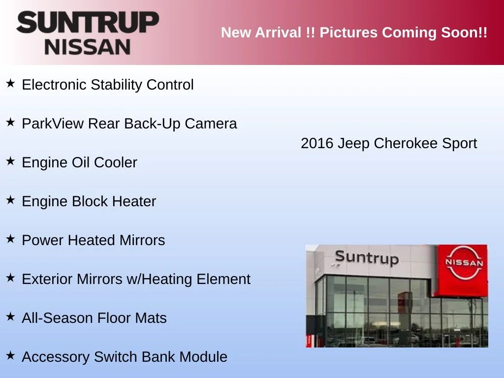 Used 2016 Blue Jeep Sport image 4