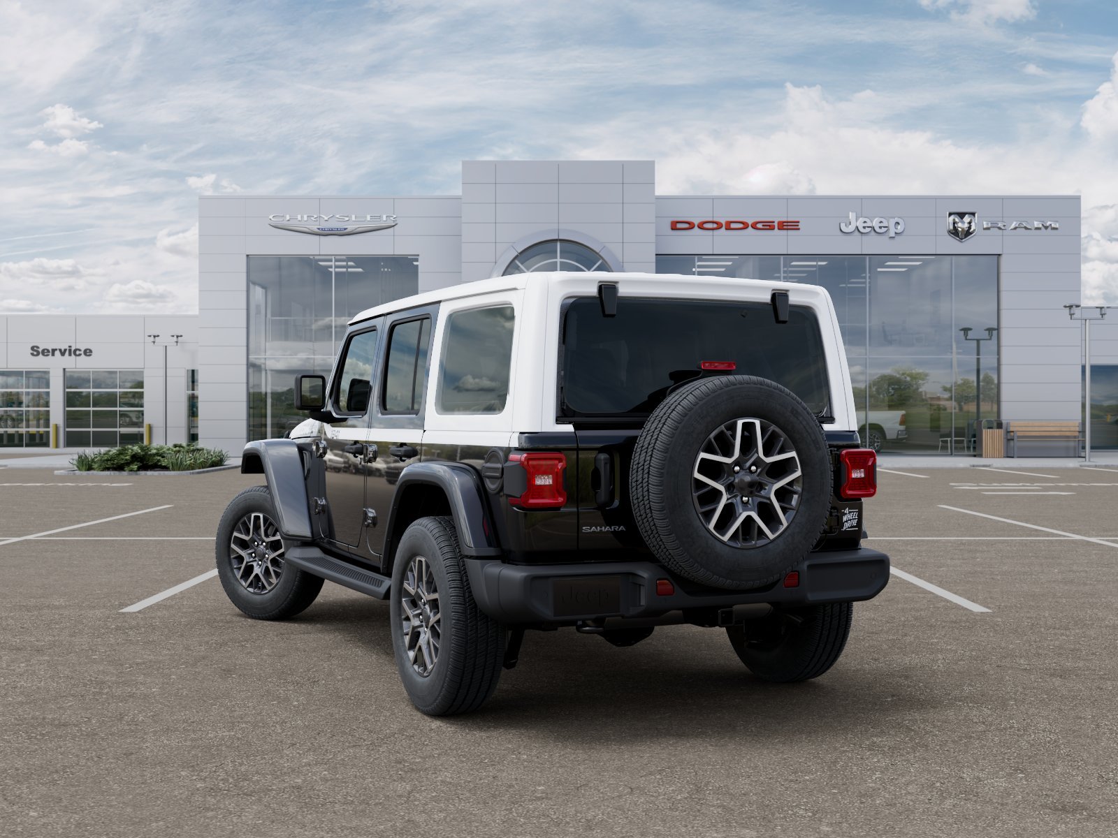 New 2026 Black Clear-Coat Exterior Paint Jeep Sahara image 3