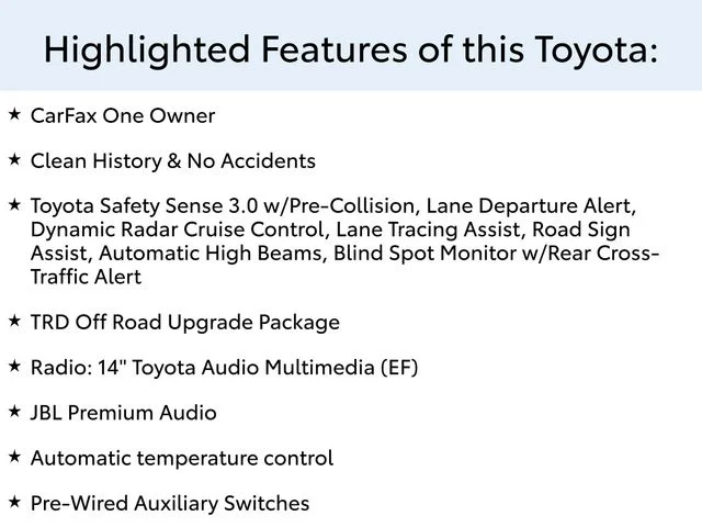 Used 2024  Toyota TRD Off-Road image 2