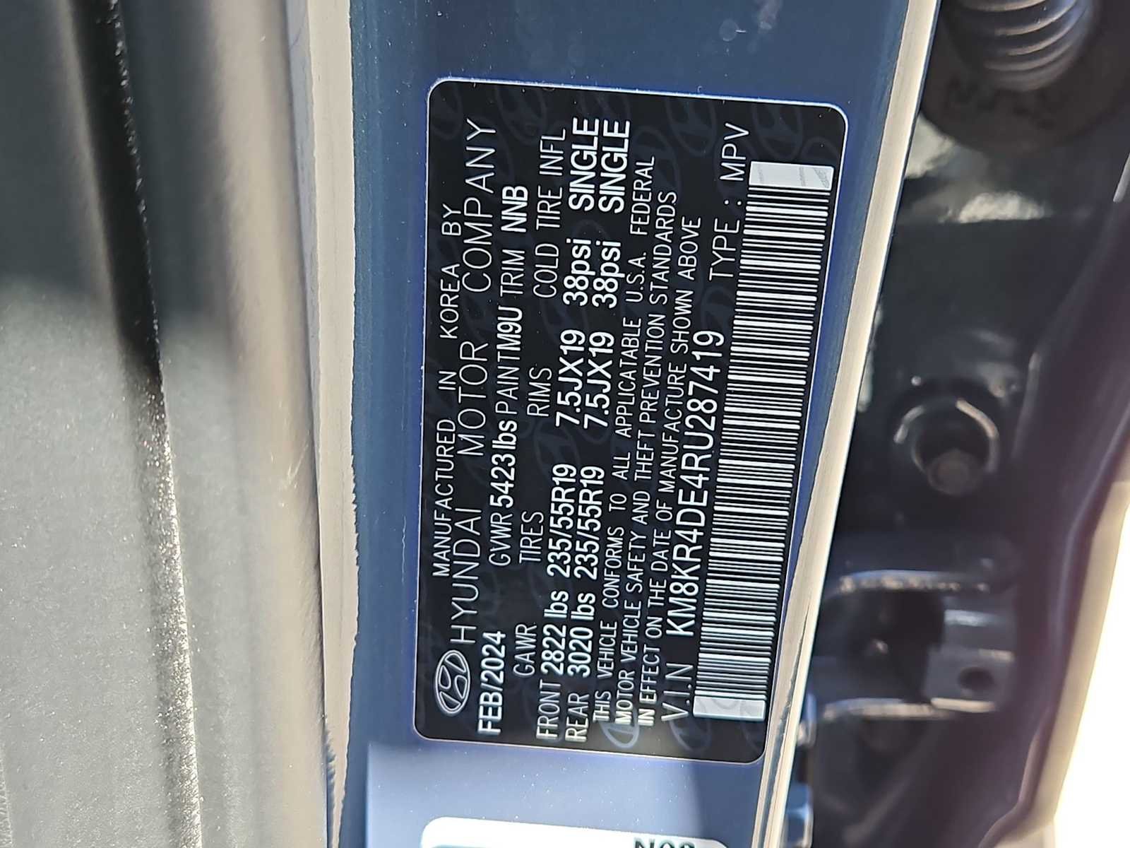 Certified Used 2024 Digital Teal Hyundai Limited image 36