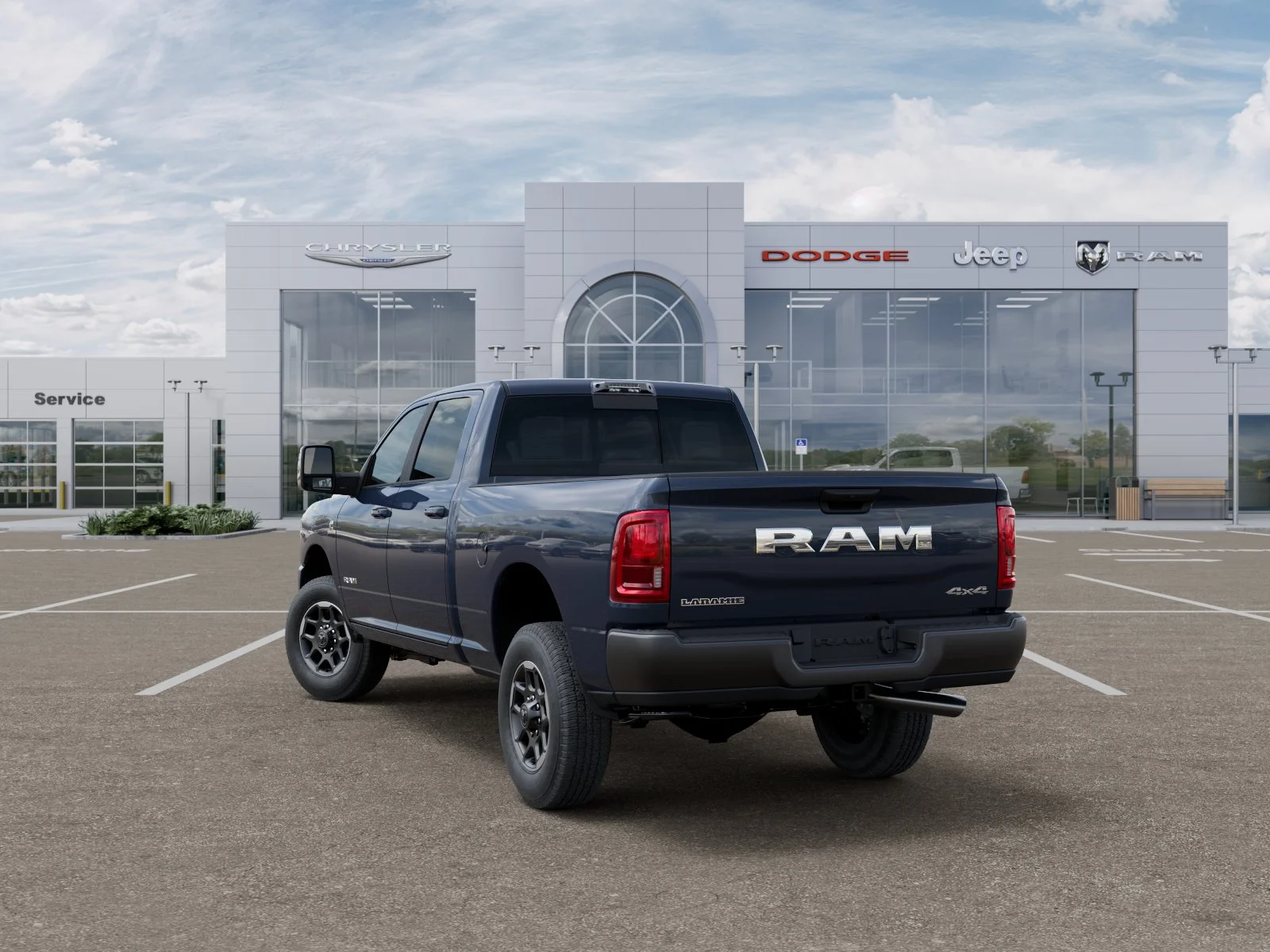 New 2026 Forged Blue Metallic Exterior Paint RAM Laramie image 25