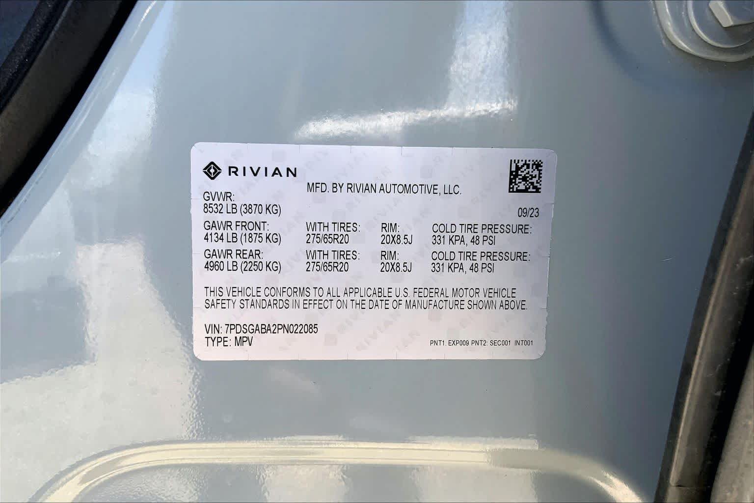 Used 2023 Limestone Rivian Adventure image 31
