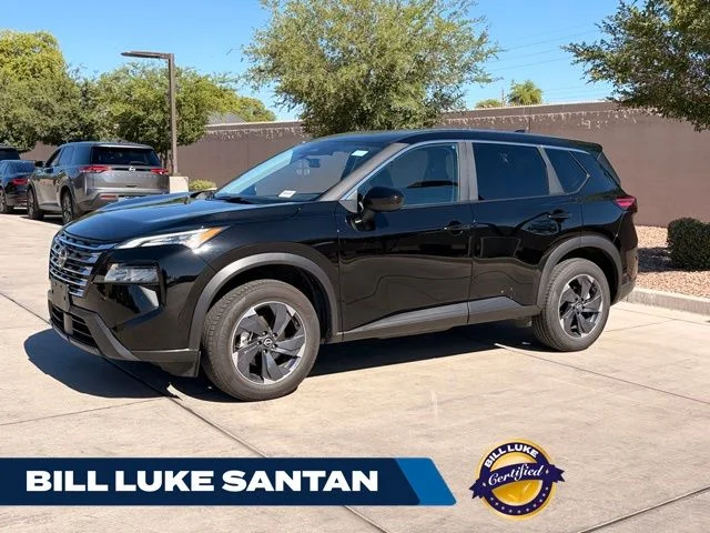 Certified Used 2025 Black Nissan SV image 1