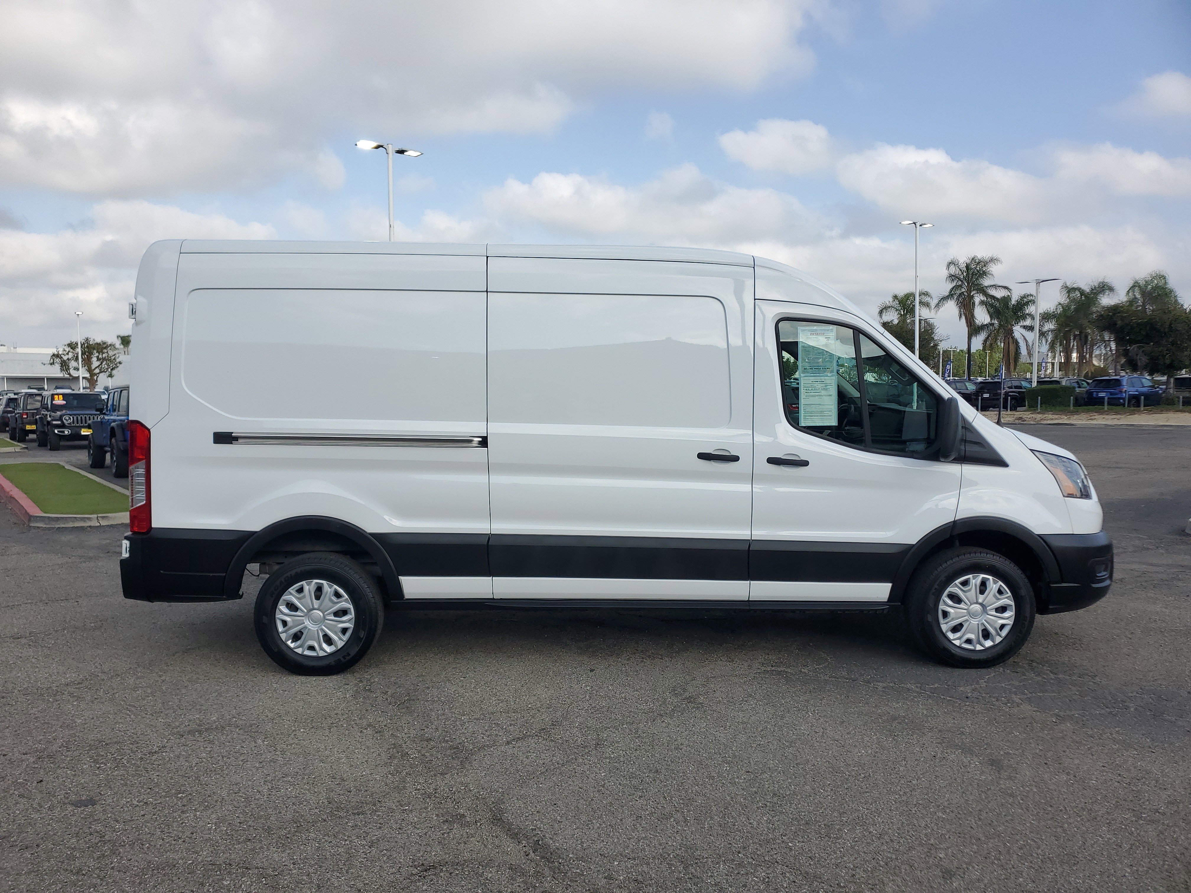 Used 2023 Ford E-Transit Cargo Van Base with VIN 1FTBW9CK2PKA05370 for sale in Ontario, CA
